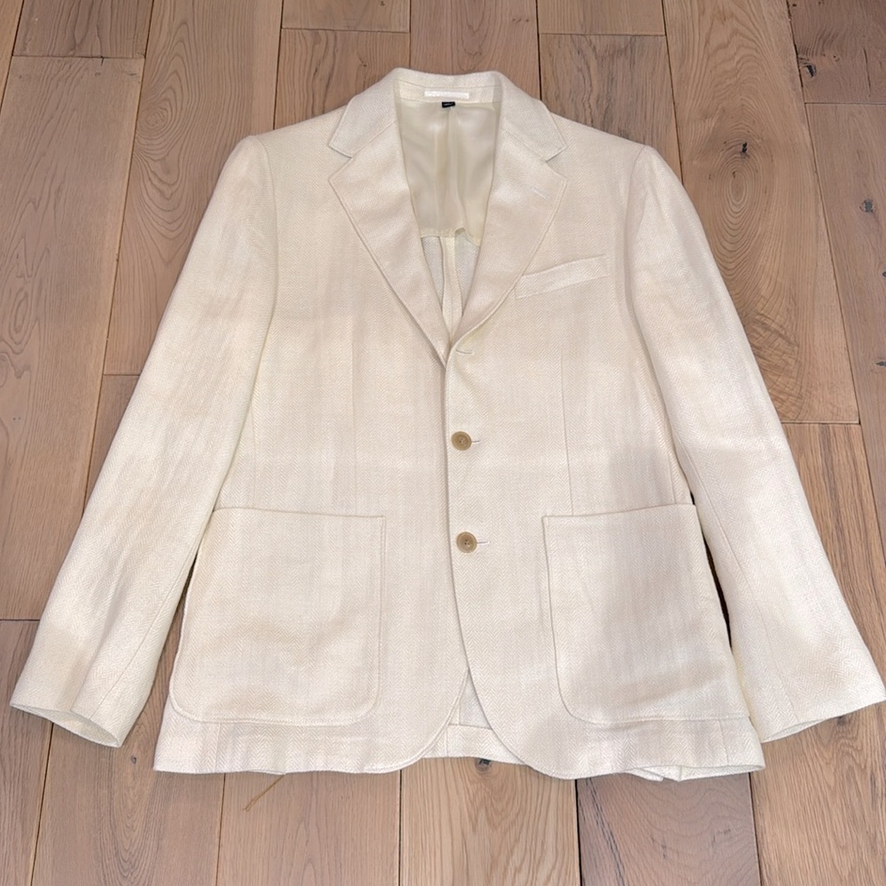 JCrew Crosby Italian linen herringbone sports coat blazer